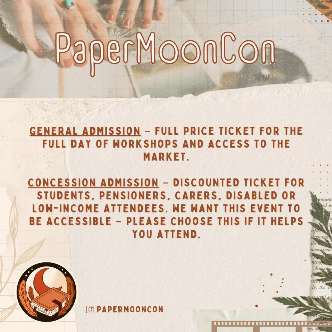 PaperMoonCon Ticket September 2025