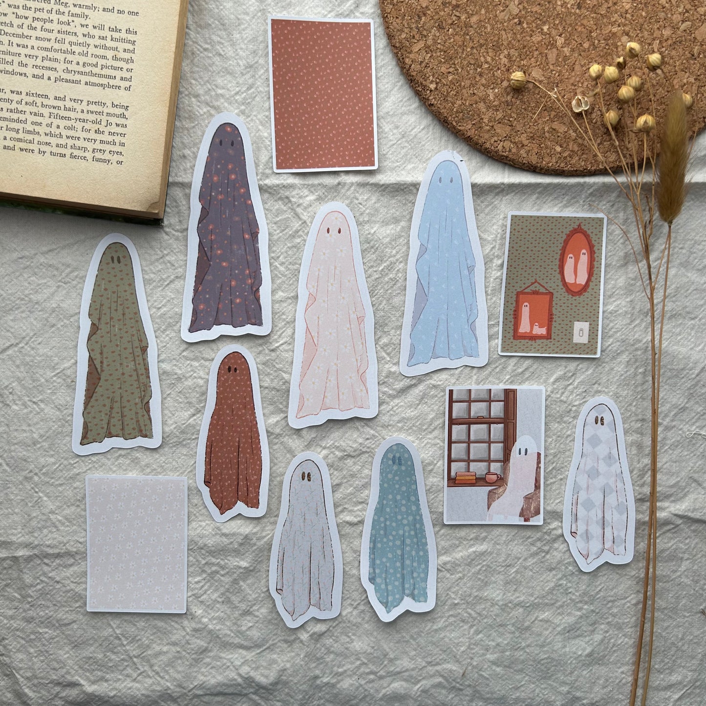 Nana Boo Ghosts Sticker Pack