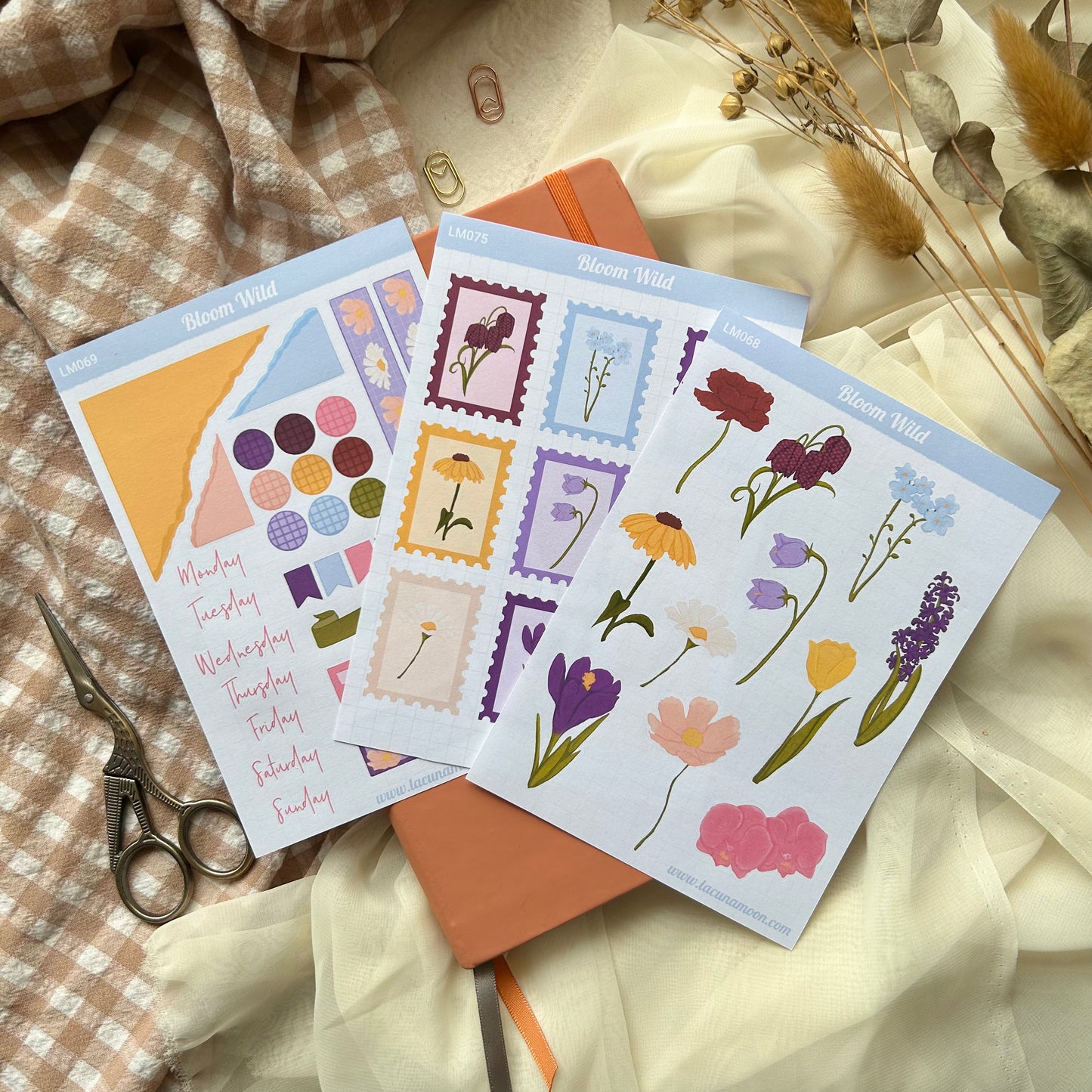 Bloom Wild Sticker Sheet Set