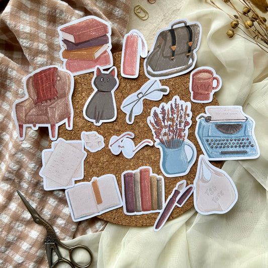 Book Lover Sticker Pack