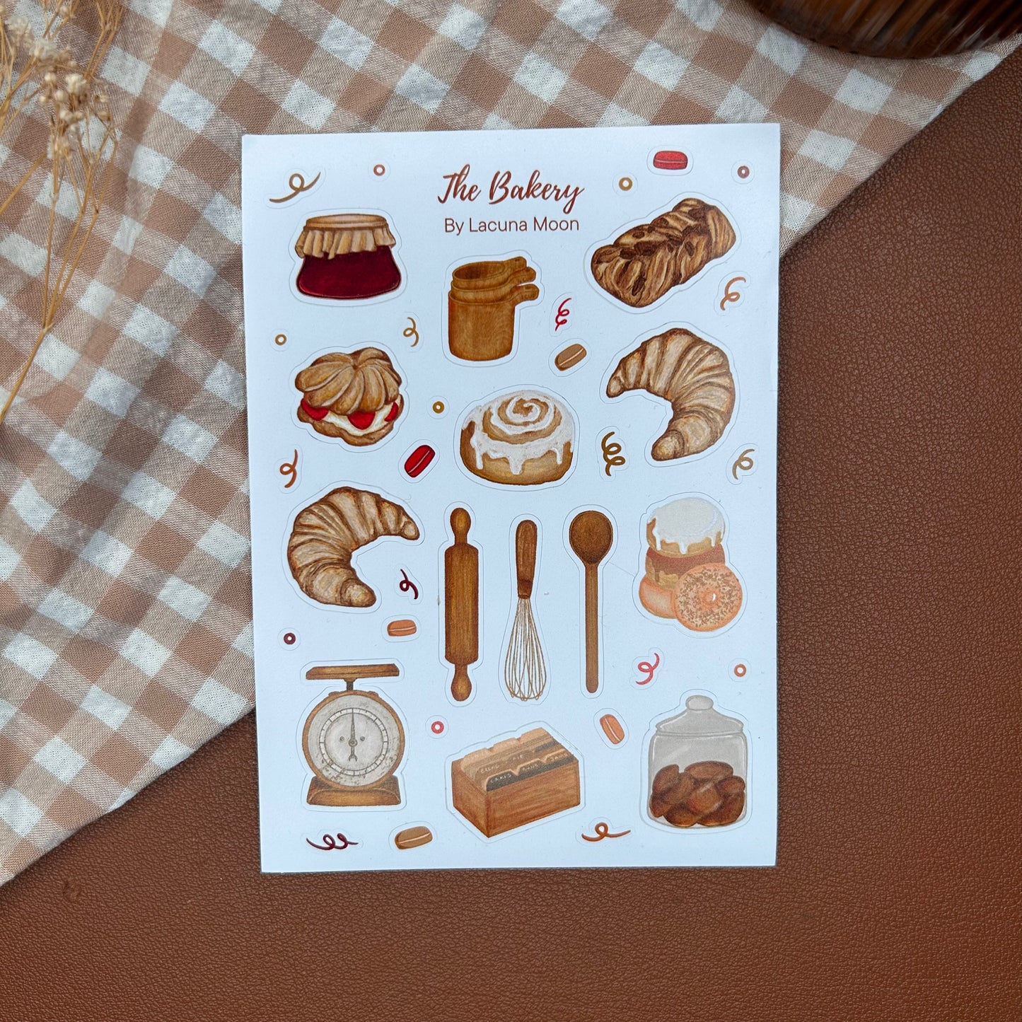 The Bakery Sticker Sheet A6