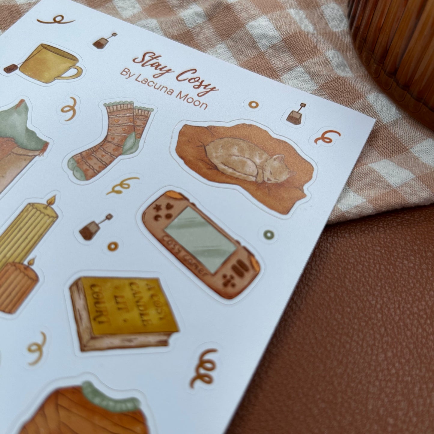 Stay Cosy Sticker Sheet A6