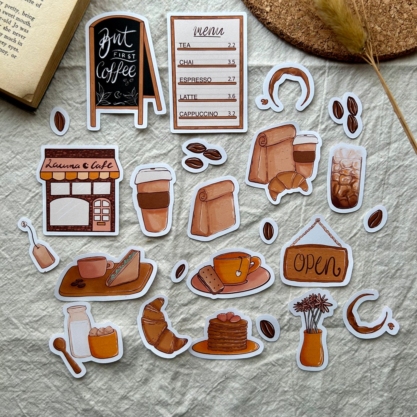 Cosy Cafe Sticker Pack