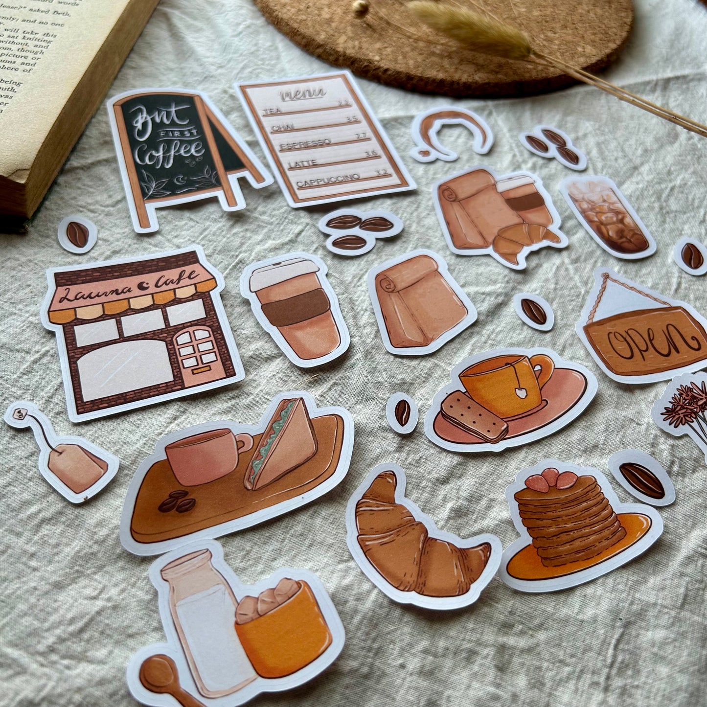 Cosy Cafe Sticker Pack