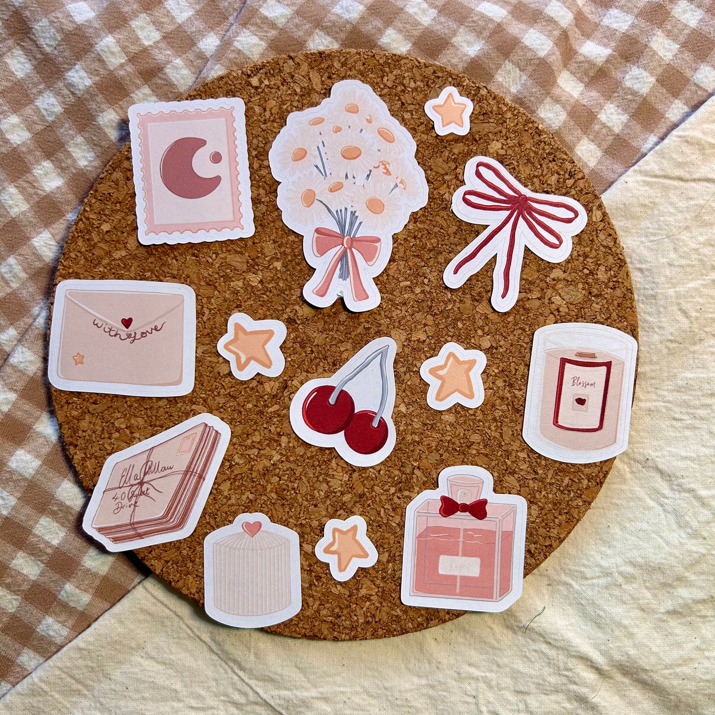 Blush & Bloom Cherries Deco Sticker Pack