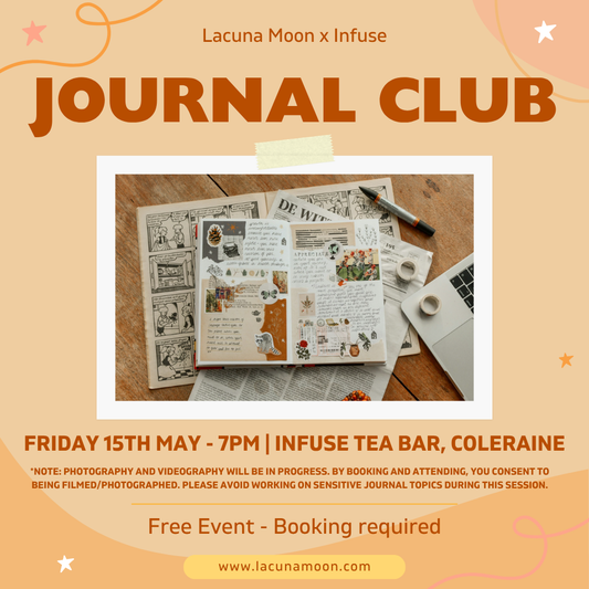 Journal Club at Infuse Tea Bar - Friday 15th May