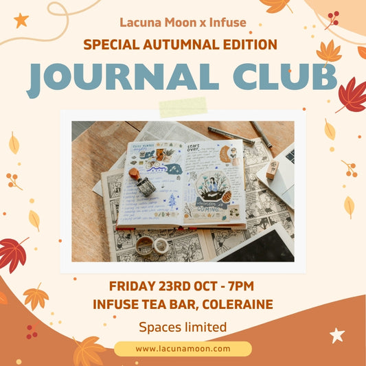 Special Autumnal Journal Club at Infuse Tea Bar - Friday 23rd October