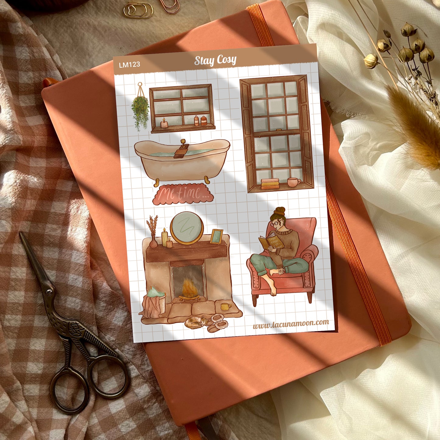 Stay Cosy Mini Scenes Sticker Sheet