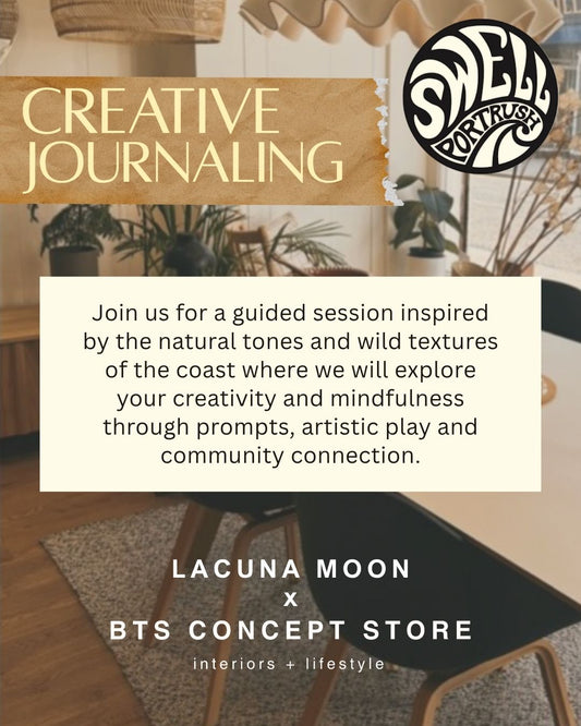Creative Journaling with BTS CONCEPT STORE for Swell Portrush 9/10/26
