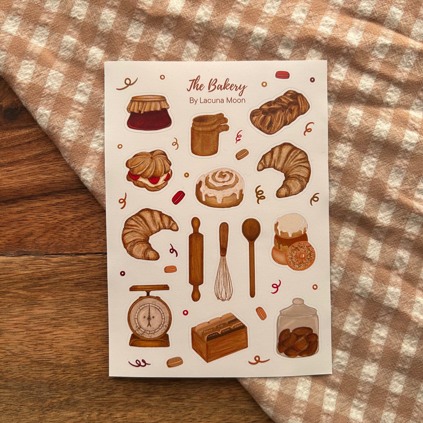 The Bakery Sticker Sheet A6